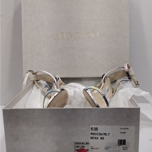 Jimmy Choo Multicolor Women's Sandals size 6.5 pre owned Exellent condition - Picture 16 of 16